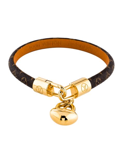 louis vuitton bracelet with lock.